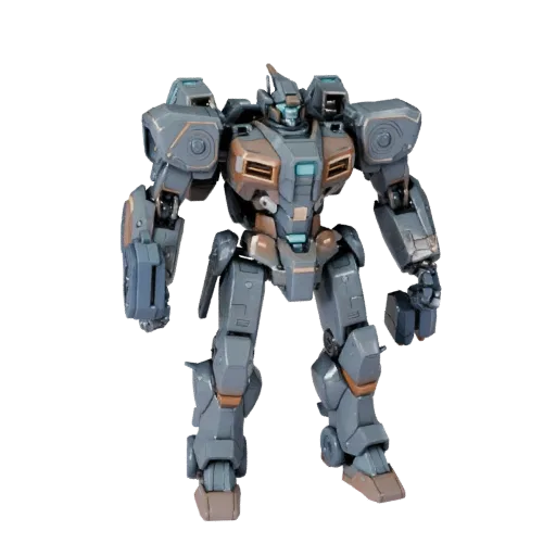 Готовая к игре 3D-модель Mech Walker, вид в три четверти студии, готовый к производству транспортный актив с футуристическими