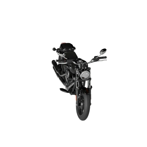 3D модель мотоцикла-крейсера для Blender и игр - PBR