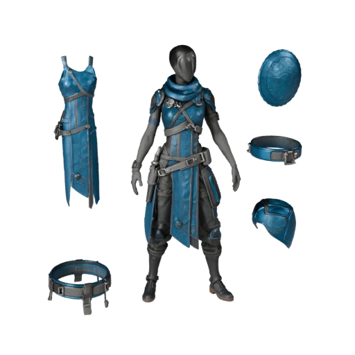 Постапокалиптический персонаж-выживший Кобальт с ригом