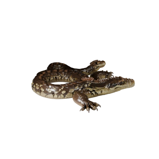 3D модель удава для Blender - PBR ресурс с текстурами