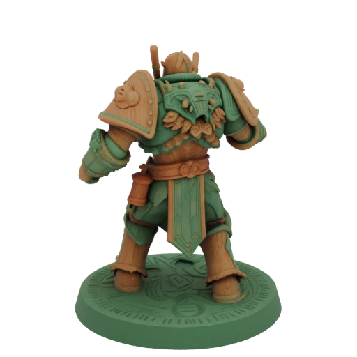 Темное фэнтези: миниатюра Лорда-вампира Железной Шкуры STL