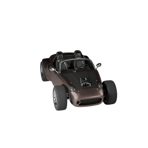 3D модель родстера для Blender и игр - PBR ассет