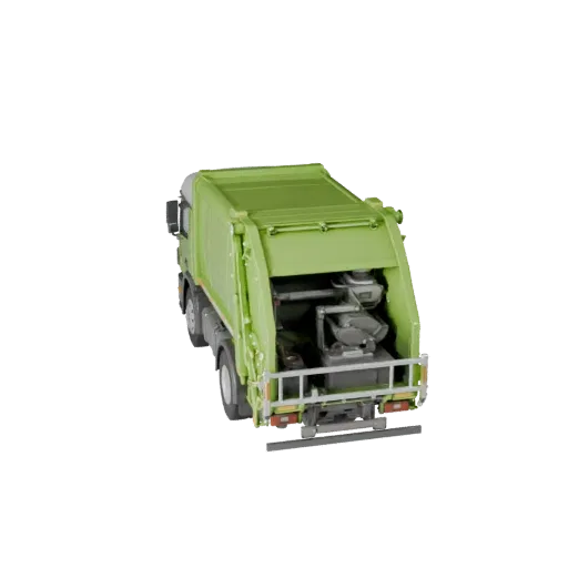 3D модель мусоровоза для Blender - Готовый к рендерингу ассет