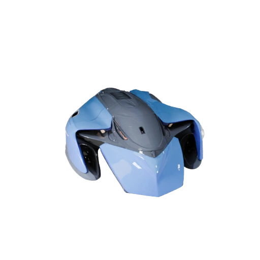 Высокополигональный летающий автомобиль 3D модель для студийных рендеров - PBR