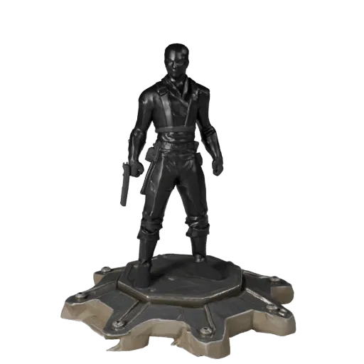 Высокополигональная 3D-модель промышленного постамента для демонстрации, показывающая форму ободка, студийный вид крупным пла