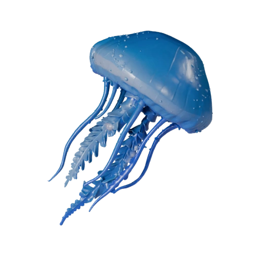 Высокополигональная 3D модель медузы - Детальный STL-ресурс для печати