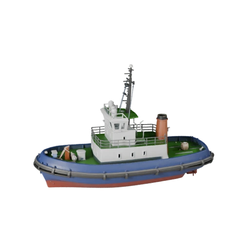 3D модель буксира для Unity - Низкополигональный игровой ассет Pro