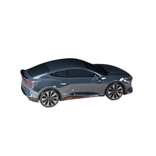 Готовый к игре концепт-кар 3D модель для игр в реальном времени - PBR