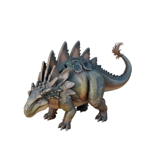 Мультяшный Терозинозавр 3D Модель - Стилизованный Ассет для Анимации