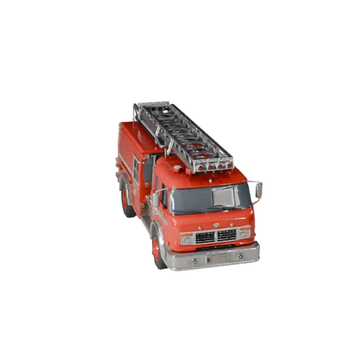 Винтажный пожарный автомобиль 3D модель для Blender и игр - PBR