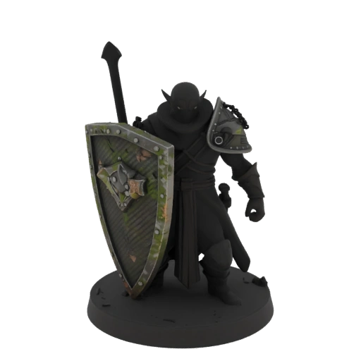 Фэнтези Ледяной Гоблин Лучник Миниатюра STL