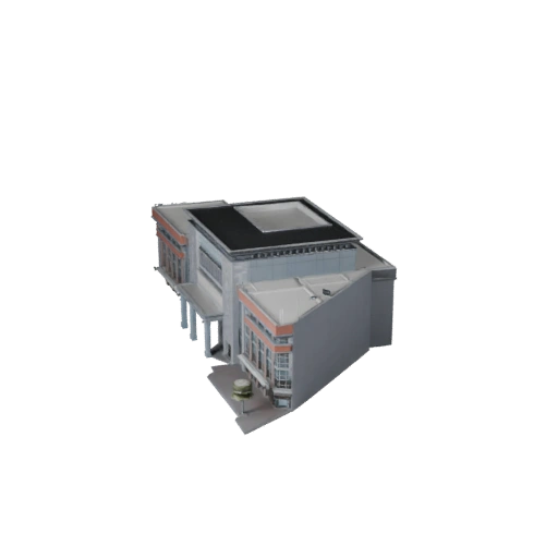 Shopping Mall 3D Model - Realistic Archviz Asset for Architecture