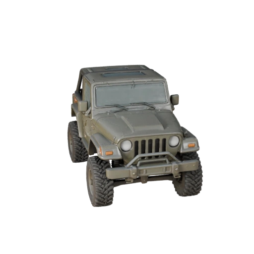 3D модель военного джипа для Unreal Engine - Готов к игре