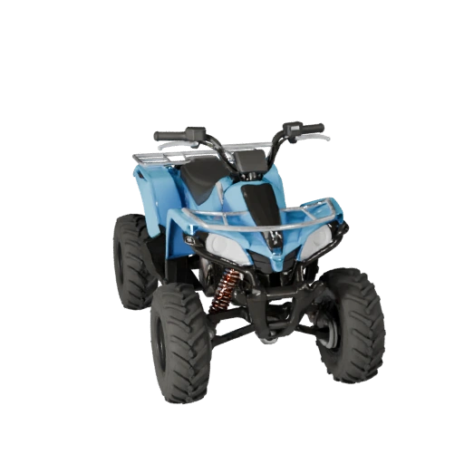Квадроцикл 3D Модель для Blender и Игр - PBR Ассет