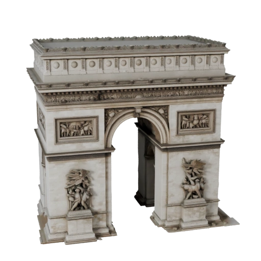Modello 3D Arco di Trionfo - Asset Realistico per Archviz