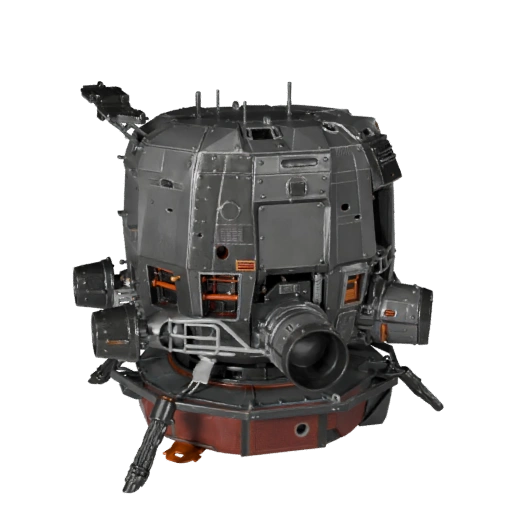 Высокополигональный 3D-модель лунного посадочного модуля для студийных рендеров