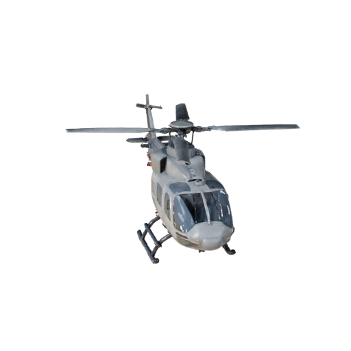 Готовый к игре спасательный вертолет 3D модель для использования в реальном времени