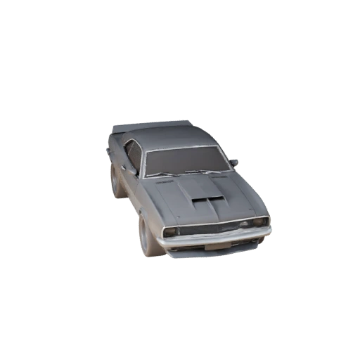 Печатный винтажный маслкар STL 3D Модель - Дисплей