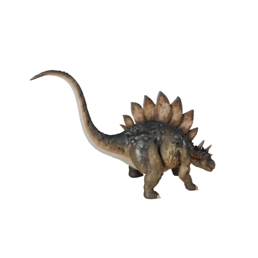 نموذج ستيغوصور كرتوني ثلاثي الأبعاد - أصل مُنمّق للرسوم المتحركة