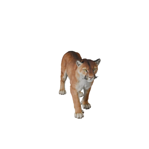 Пума 3D модель для Unity - Готовый игровой ассет, FBX | Без роялти