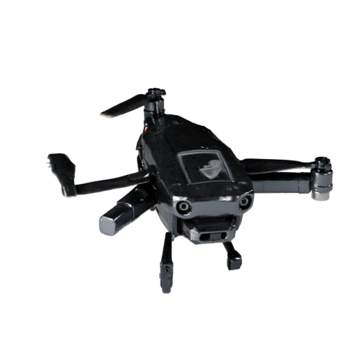 Высокополигональный 3D модель квадрокоптер дрон для студийных рендеров