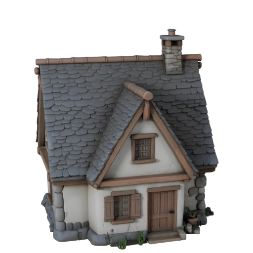 Modello 3D Casetta per Unity - Asset di Gioco per Architettura