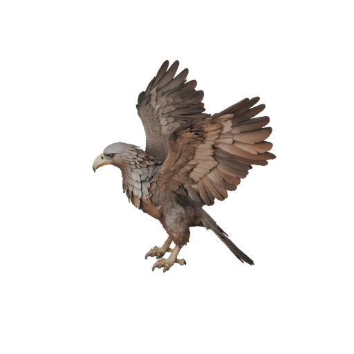3D модель стервятника для Blender - PBR ресурс с текстурами | PBR