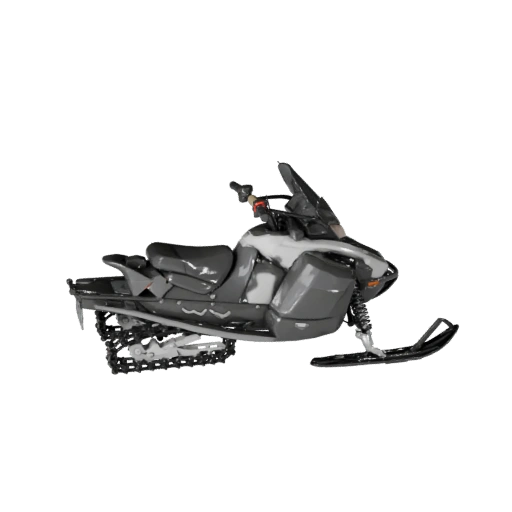 3D модель снегохода для Blender и игр - реалистичный PBR