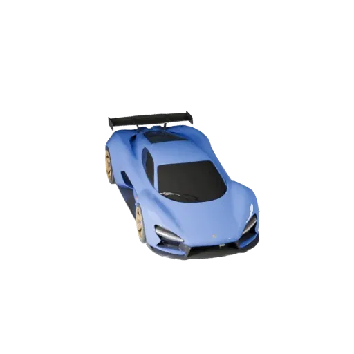3D модель гиперкара для Blender - готовый к рендерингу ассет