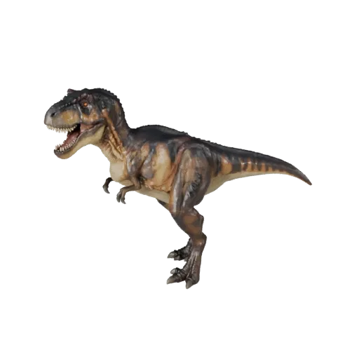 3D модель Velociraptor, вид сбоку игровой камеры, готовый для Unity ассет животного с профилем челюсти, массой тела, структур