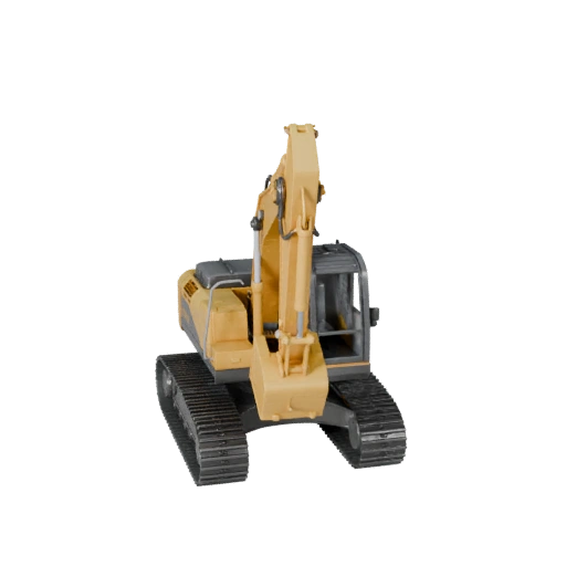 Печатный мини-экскаватор STL 3D модель для коллекционных предметов и