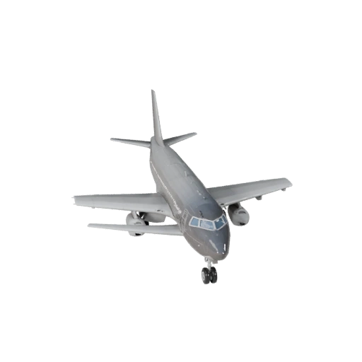 طائرة شحن نموذج ثلاثي الأبعاد لوحدة Unity - أصل لعبة منخفض المضلع