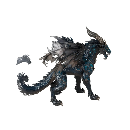 3D модель Химеры для Blender - PBR ресурс с текстурами | PBR