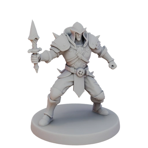 Фэнтези Лорд Вампиров Миниатюра STL - Атака