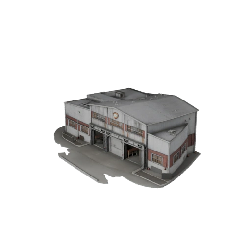 High Poly Brewery Building 3D Model for Archviz for Architecture