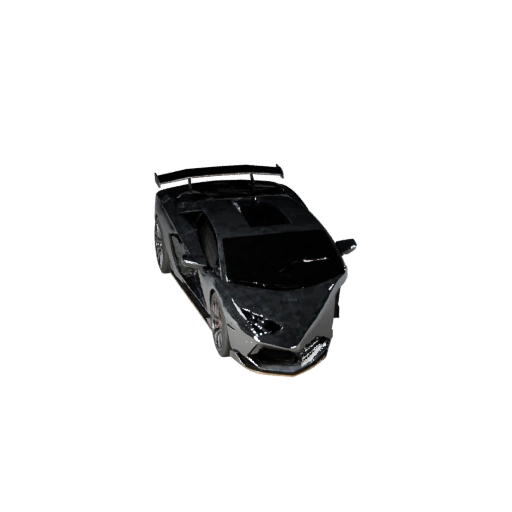 Суперкар в стиле Lamborghini 3D модель для Unity - Низкополигональный