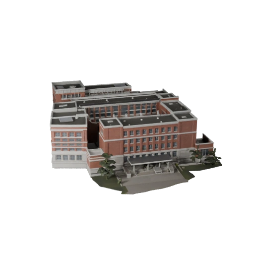 Modelo 3D de Prédio Universitário para Unreal - Ativo em Tempo Real