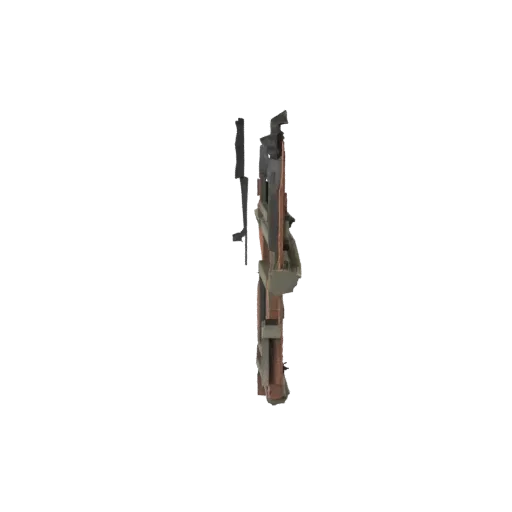 Высокополигональная 3D модель кирпичного фасада, вид крупным планом архитектурного рендера, показывающий материалы фасада зда