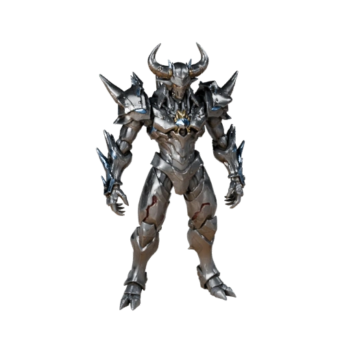 Modelo de Personagem Chefe Demônio do Comando Anime - Rigado