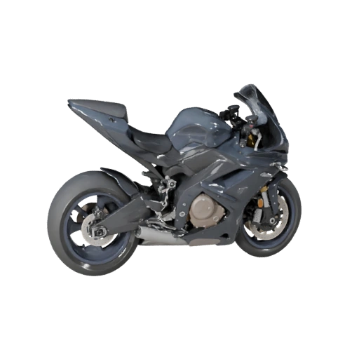 Modelo 3D de Moto Esportiva Pronto para Jogo para Uso em Tempo Real