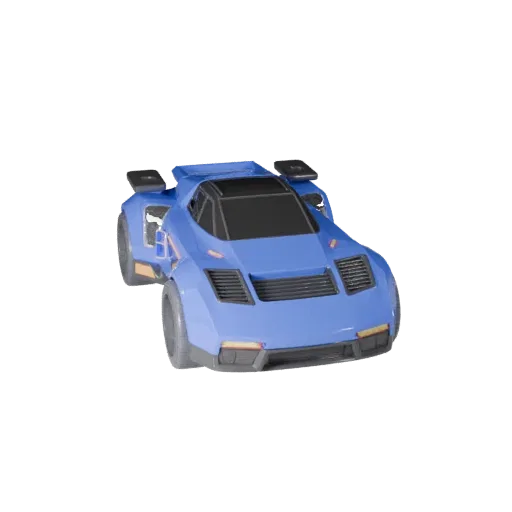 Готовая к игре 3D-модель Hover Truck, вид в студии в три четверти, готовый к производству актив транспортного средства с футу