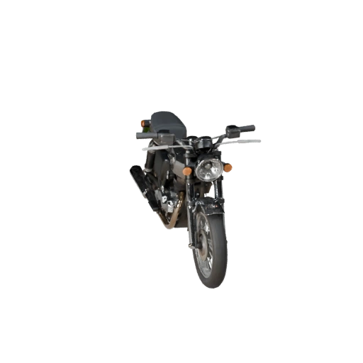 Низкополигональный винтажный мотоцикл 3D модель для Unity и Unreal