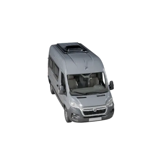 3D-модель фургона, вид в студии в три четверти, готовый для Blender объект транспортного средства с рабочей массой автомобиля