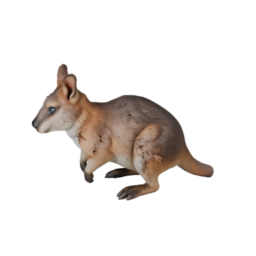 Высокополигональная 3D модель валлаби - Детальный STL ресурс для печати