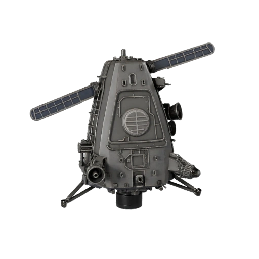 Печатный лунный посадочный модуль STL 3D модель для коллекционных предметов и