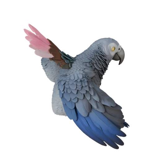 Жако 3D модель для Blender - PBR ресурс с текстурами