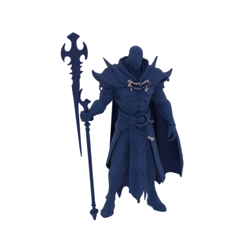 Миниатюра STL Лича из Темного Фэнтези