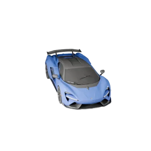 3D модель суперкара для Blender и игр - PBR-актив