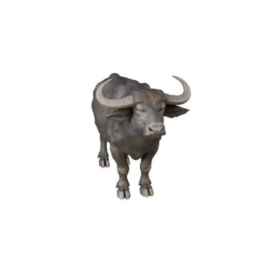 Высокополигональная 3D модель водяного буйвола - Детальный STL ресурс для печати