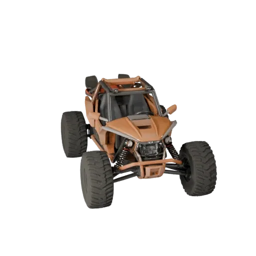 3D модель багги для Blender - готовый к рендерингу ассет